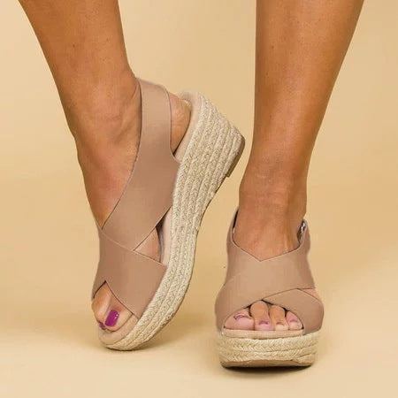 Kvinders Wedge Sandaler | Lukket Tå Letvægt