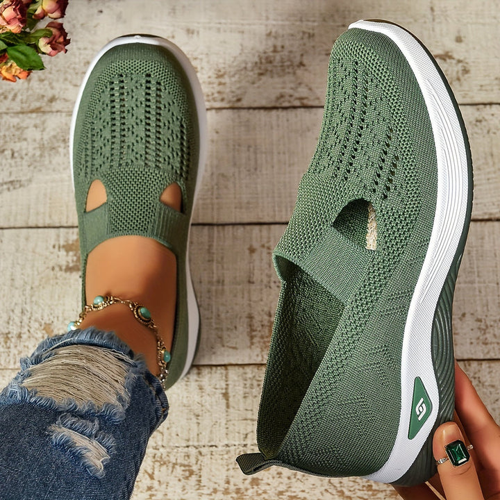 Dame Slip-On Sneakers | Perforeret Ortopædisk