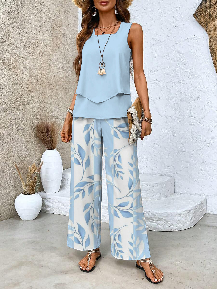 Kvinders To-Delt Sæt | Matchende Top og Bukser
