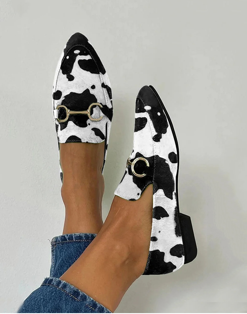 Loafers til kvinder | Dyreprint Slip On