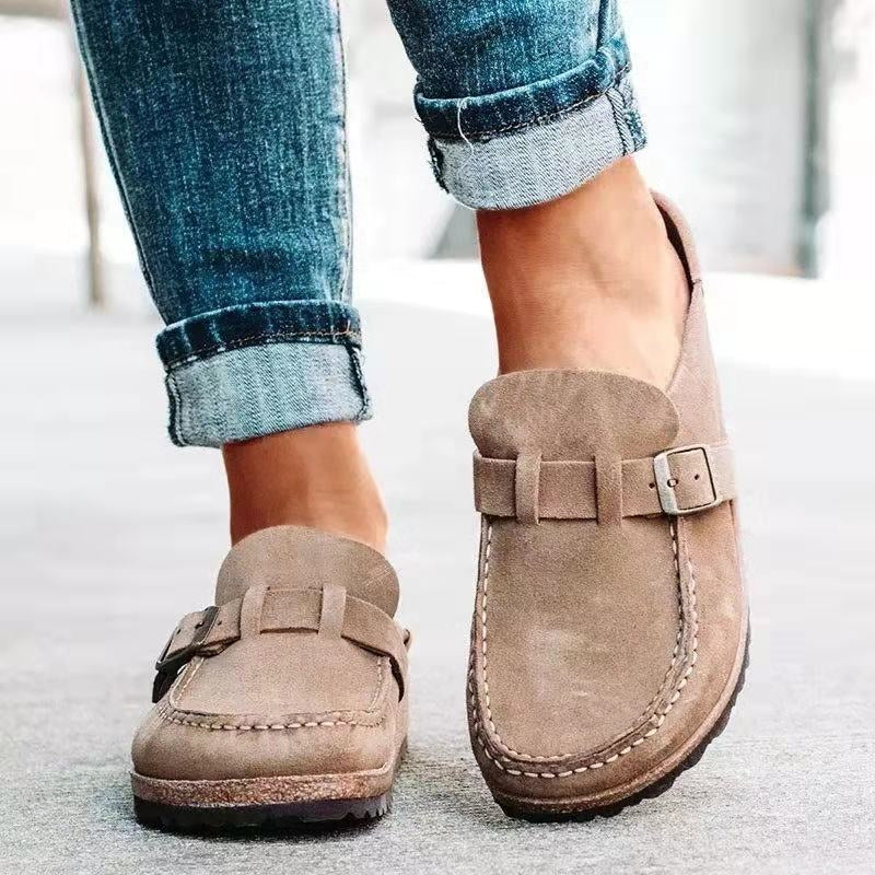 Kvinders Komfortable Loafers | Slip-On Ortopædisk Mule