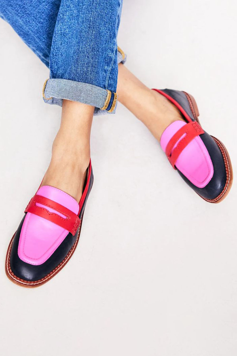 Loafers til kvinder | Farvet accent