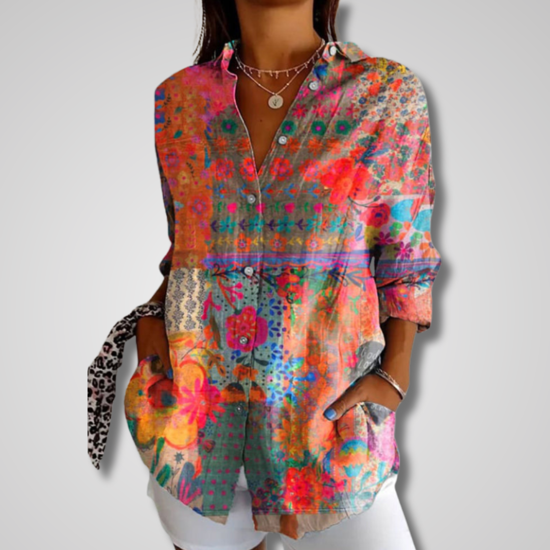 Damebluse | Vintage Button Down
