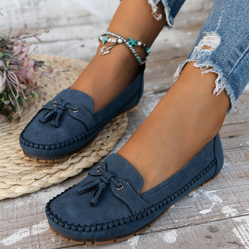 Kvinders Komfortable Loafers | Slip-On Polstret