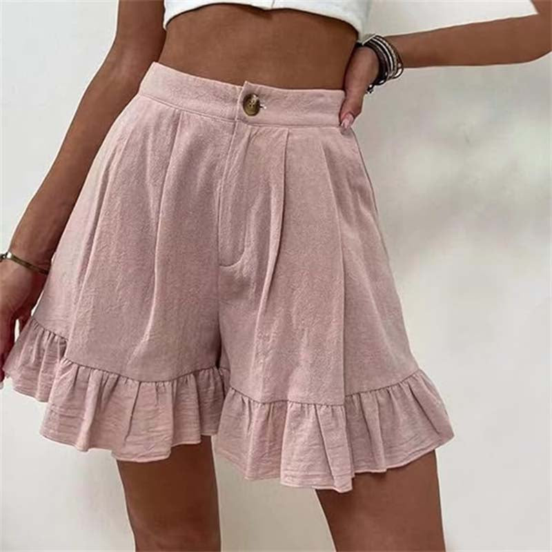 Kvinders Shorts | Flæsekant
