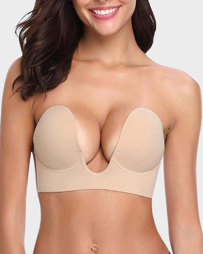 Kvinders Push-Up Plunge Bh | Dyb U-formet Sømløs Design