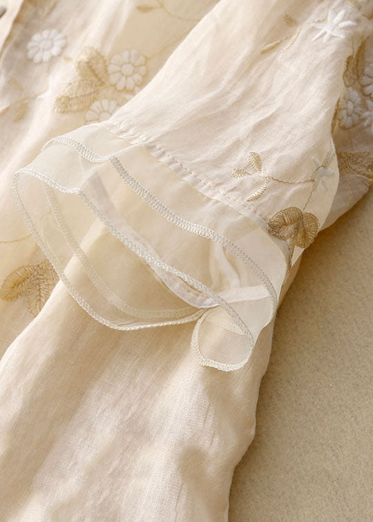 Kvinders Bluse | Broderede Detaljer