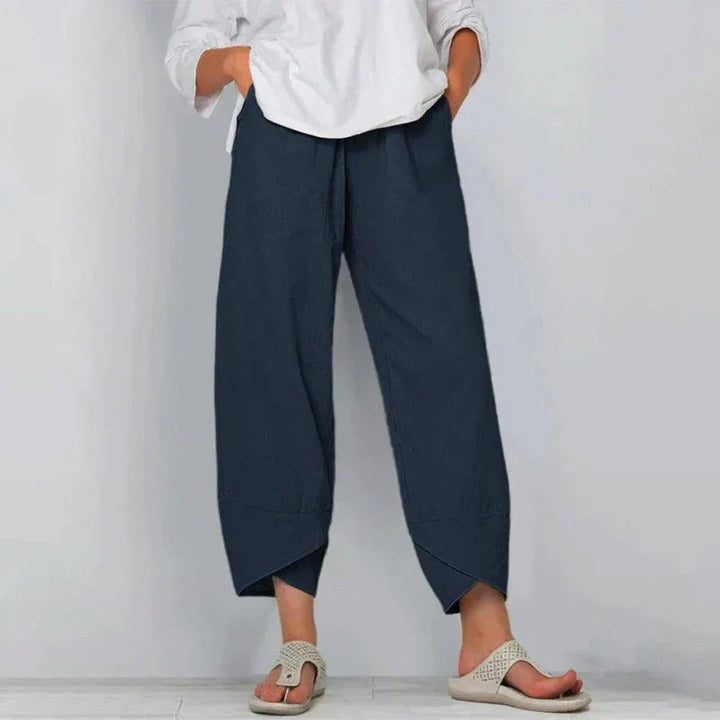 Kvinders Sommerbukser | Bred Ben Cropped Kant