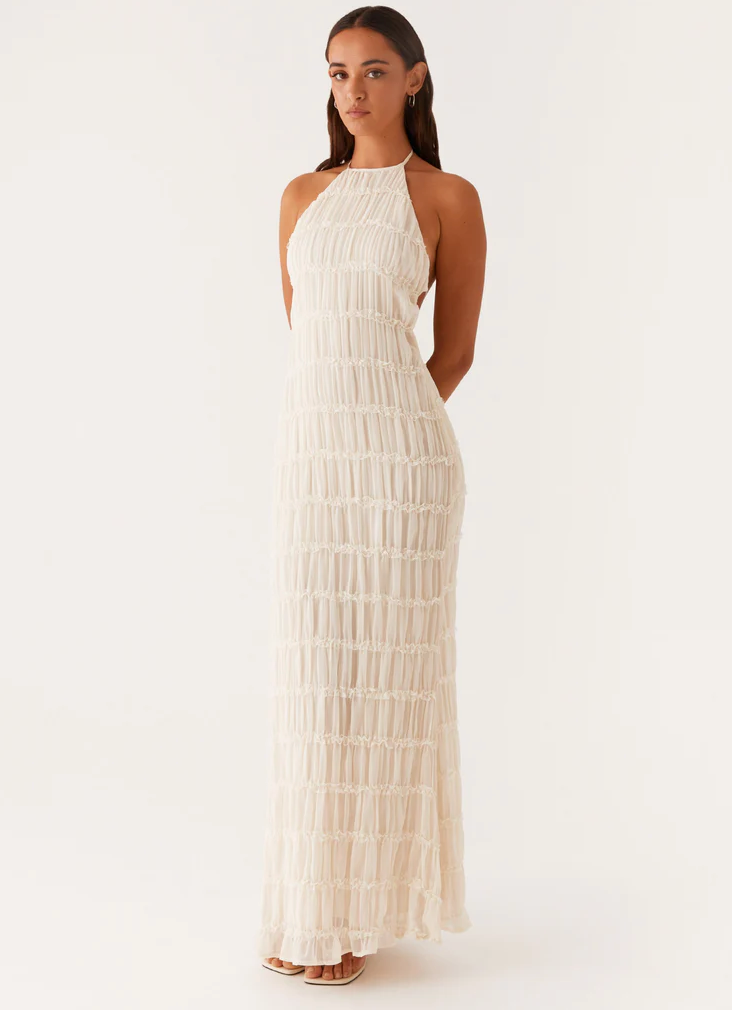 Kvinders Kjole | Halter Maxi