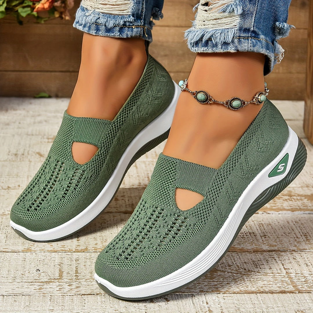 Dame Slip-On Sneakers | Perforeret Ortopædisk