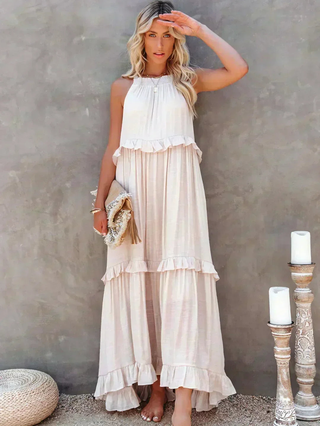 Kvinders Kjole | Lagdelt Design Maxi