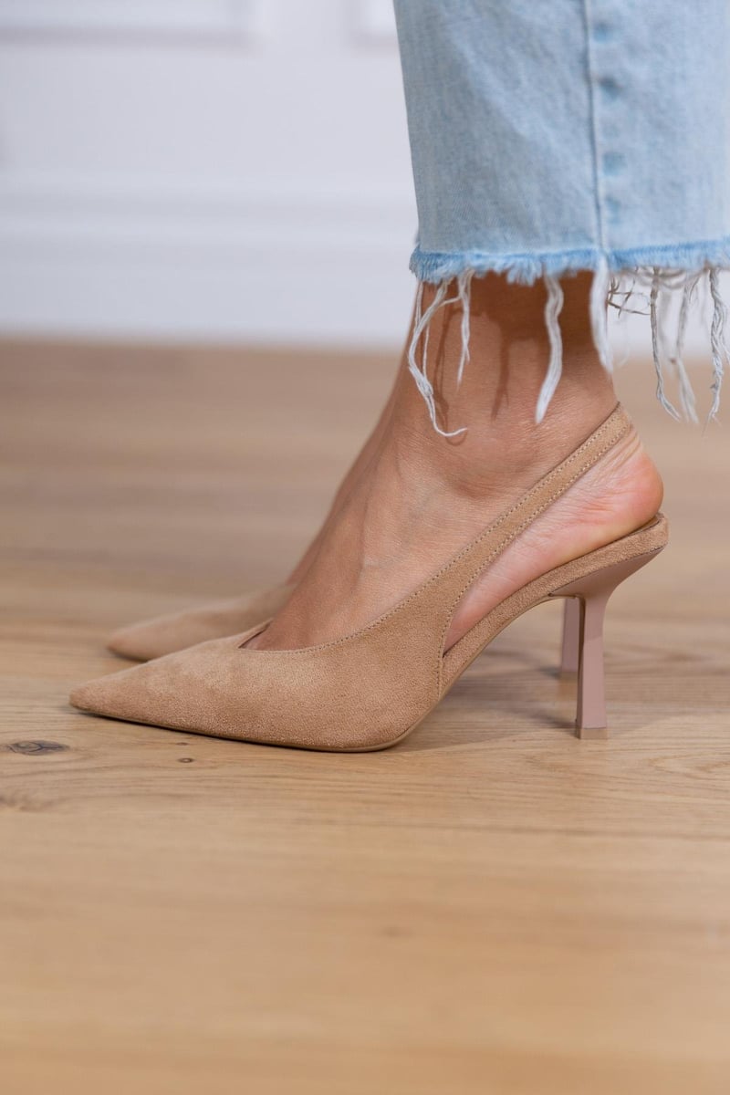 Slingback Hæle til Kvinder | Spids Tå