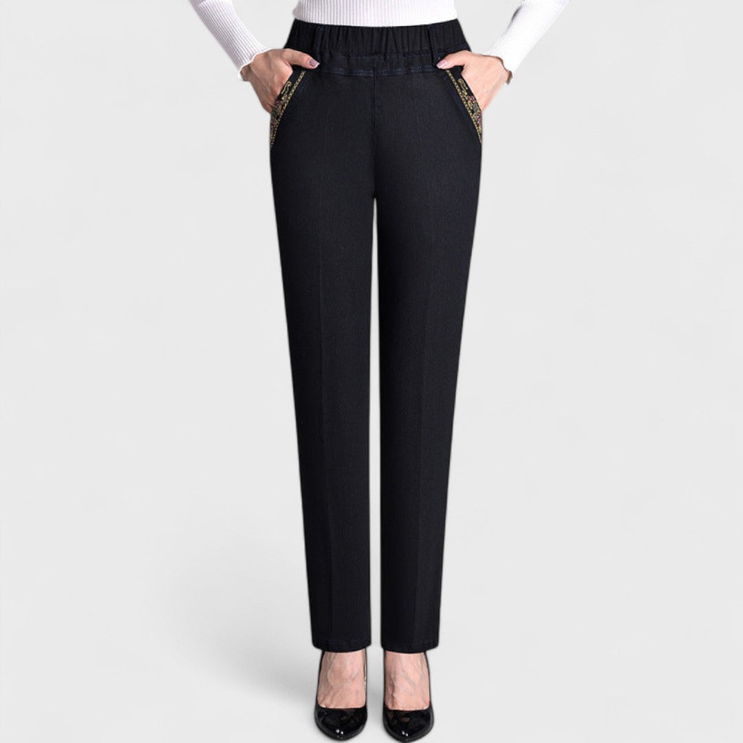 Damernes Jeans | Elastisk Liv Pockets