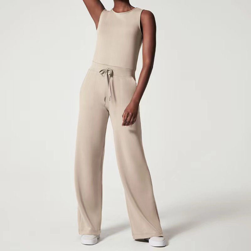 Dame Jumpsuit | Bånd i Taljen, Hel Længde